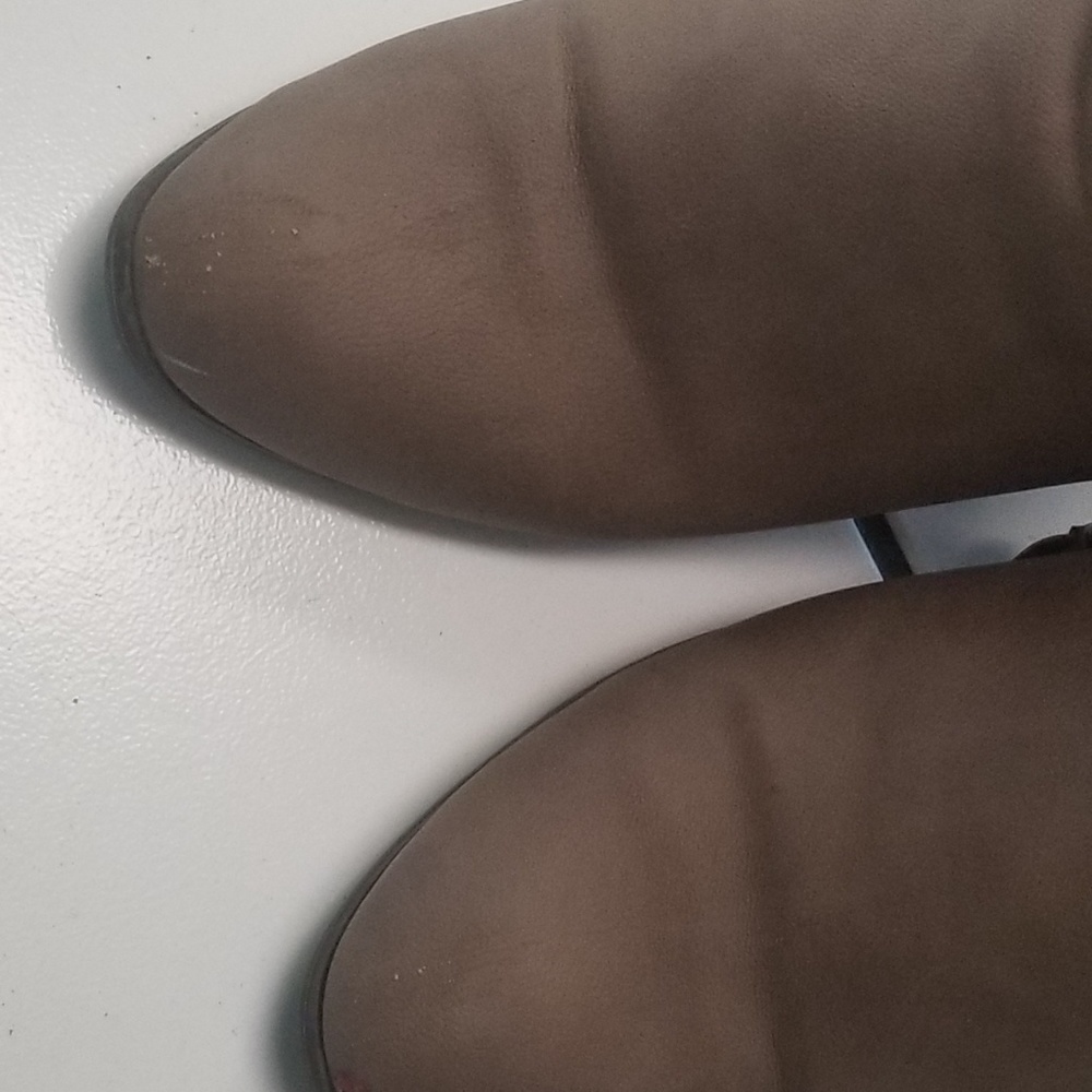 Taupe Booties (Charlotte Russe)